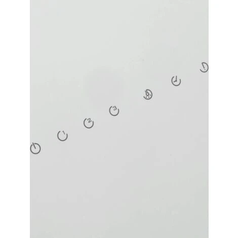 Designair ART28362 90cm Bianco Linear Angled Glass Cooker Hood - Image 2