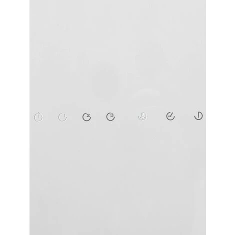 Designair ART28362 90cm Bianco Linear Angled Glass Cooker Hood - Image 3