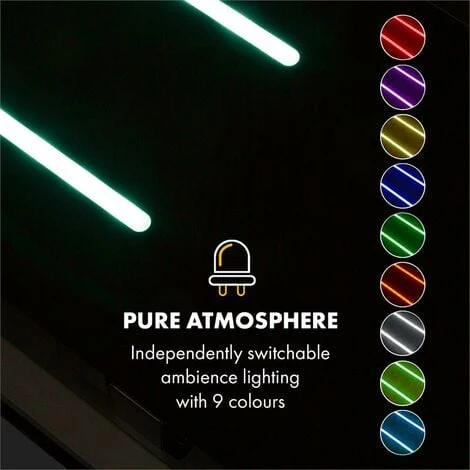 Klarstein High Line Ceiling Hood 77cm 410 M3 / H 75W 3 Steps Remote Control Black - Image 4