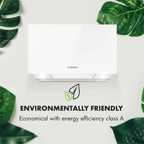 Klarstein Kronleuchter L Island Exhaust Hood 60cm Exhaust Air: 590m³ / H LED Touch White - Image 3