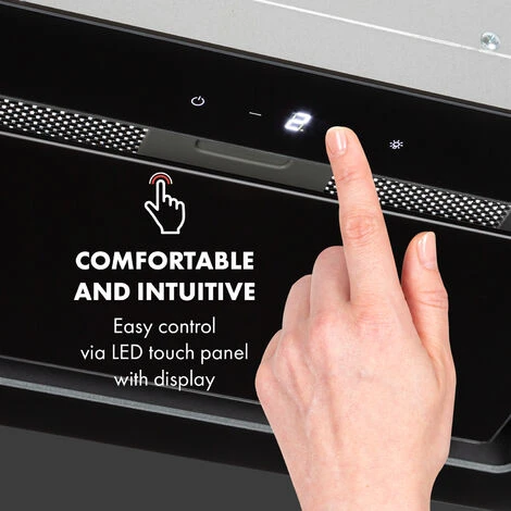 Klarstein Hektor Eco Fan Module 52 Cm 566 M³ / H Touch Glass Black - Image 4