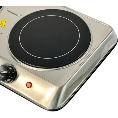 Oypla 2000W Ceramic Portable Infrared Electric Double Hot Plate Hob - Image 3
