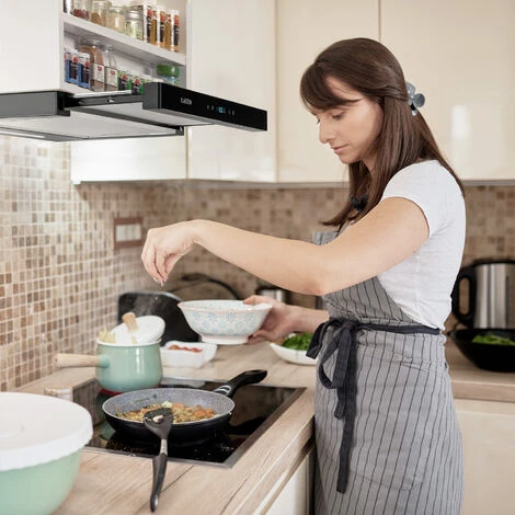 Klarstein Mariana Neo 60, Flat Screen Hood, 60cm, 640 M³ / H, Exhaust Air, LED - Image 2