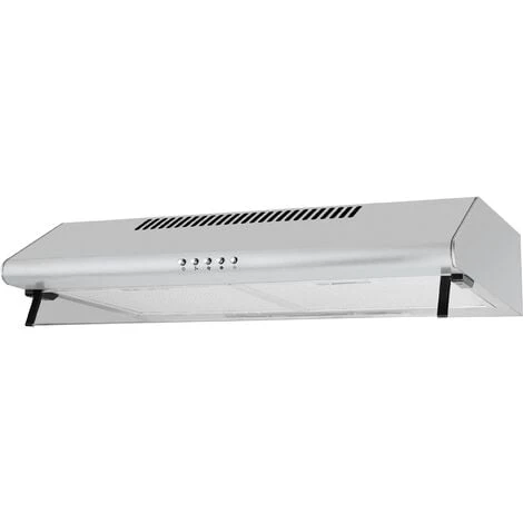 Econolux ART11335 60cm Stainless Steel Visor Cooker Hood