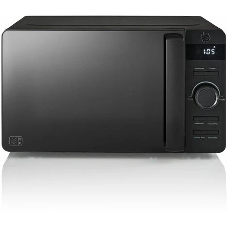 Swan Stealth 20L LED Matt Black Microwave - Image 4