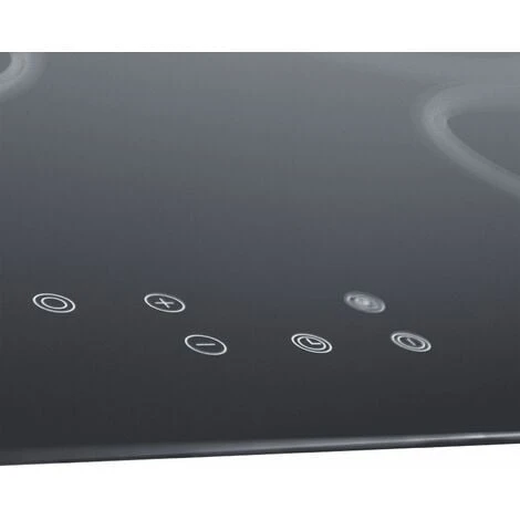 SIA CERH90BL 90cm Black 5 Zone Frameless Touch Control Electric Ceramic Hob - Image 2