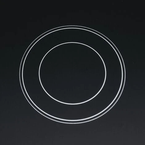 SIA CERH90BL 90cm Black 5 Zone Frameless Touch Control Electric Ceramic Hob - Image 3