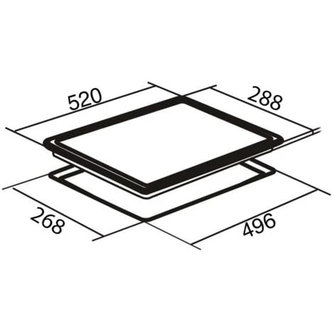 SIA CERH31BL Black 30cm 2 Burner Domino Ceramic Electric Hob With Touch Control - Image 4