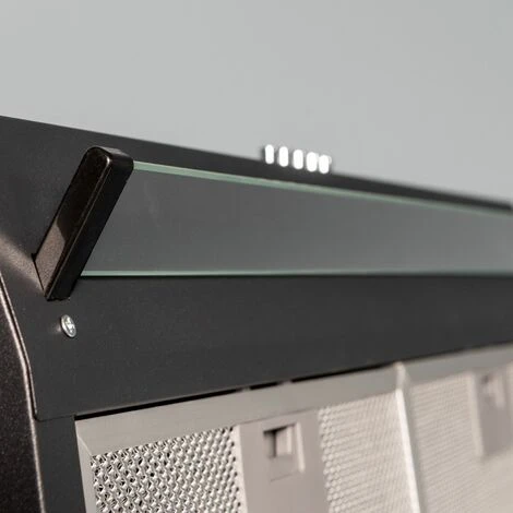 SIA VSR60BL 60cm Black Slim Visor Cooker Hood Kitchen Extractor Fan - Image 3