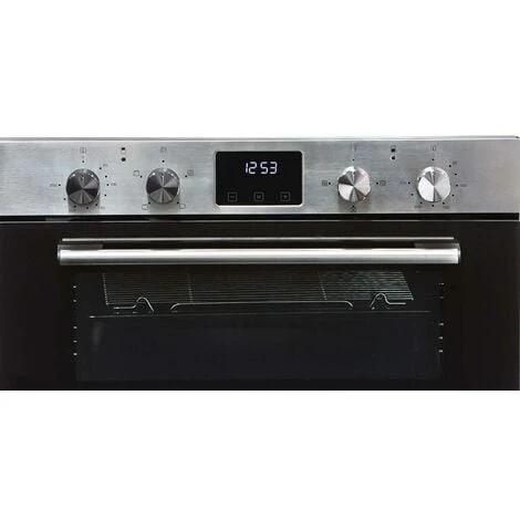 SIA DO111SS 60cm Stainless Steel Built Under Electric Double True Fan Oven - Image 3
