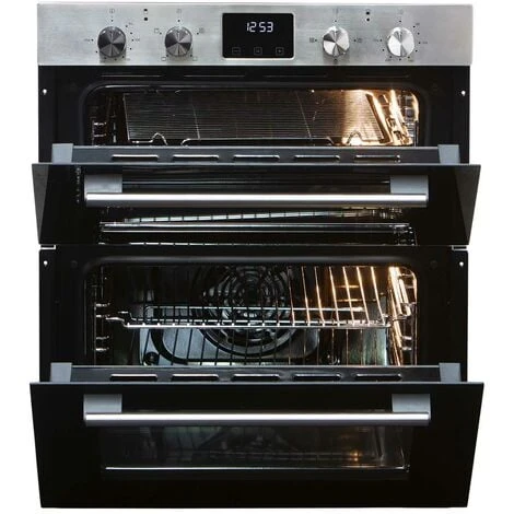 SIA DO111SS 60cm Stainless Steel Built Under Electric Double True Fan Oven - Image 5