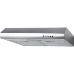 SIA STE50SS 50cm Stainless Steel Standard Visor Cooker Hood Kitchen Extractor