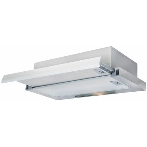 SIA TSH60SS 60cm Stainless Steel Telescopic Integrated Cooker Hood Extractor Fan