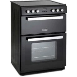 60cm Double Electric Cooker With Ceramic Hob, Freestanding - Montpellier RMC61CK