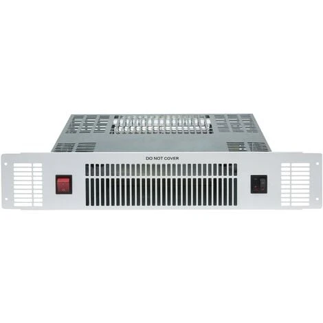 SIA PLH3 2kW White Slimline Electric Built-in Kitchen Plinth Space Heater