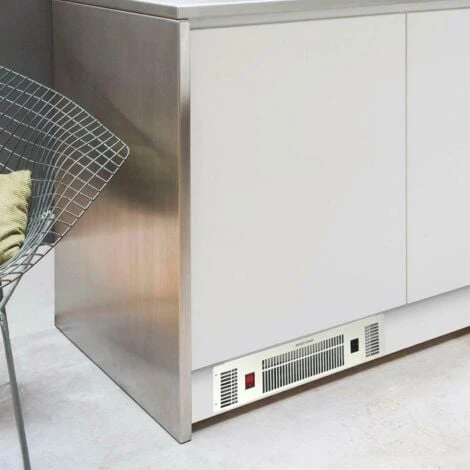 SIA PLH3 2kW White Slimline Electric Built-in Kitchen Plinth Space Heater - Image 3
