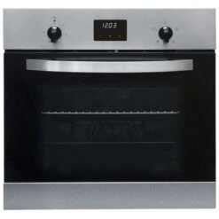 SIA SO112SS 60cm Stainless Steel Built In Digital Single Electric True Fan Oven