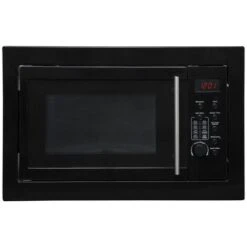 SIA BIM25BL Black 25L Integrated Built In 900W Digital Timer Microwave Oven