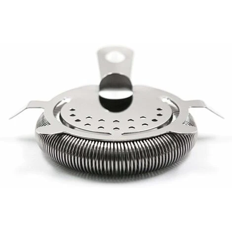 Hawthorne Cocktail Strainer Stainless Steel Bar Strainer Professional 4 Prong Strainer With 100 Wire Spring - Image 4