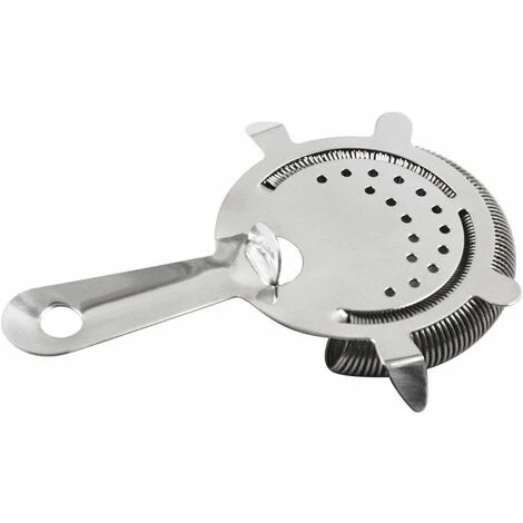 Hawthorne Cocktail Strainer Stainless Steel Bar Strainer Professional 4 Prong Strainer With 100 Wire Spring - Image 5