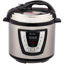 1000W Push-button Stainless Steel Electric Pressure Cooker 13 In 1 Cooking Mode, Stainless Steel Color -A