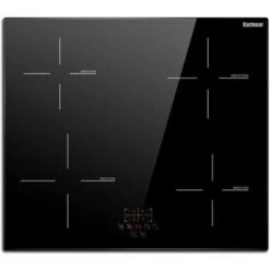 Induction Hob, Karinear 4 Burner Induction Cooker, Built-in Induction Hob, Electric Hob With Touch Control, Timer, Child Lock, 6600W