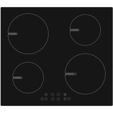 60cm Induction Hob, 4 Zone With Boost & Child Lock - White Knight DAWKHBII60-P