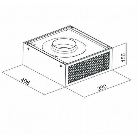 ViandPro - VP-CH4220-EX Scorpio 100 X 70cm Ceiling Hood With 1200m3/h External Motor - Image 3