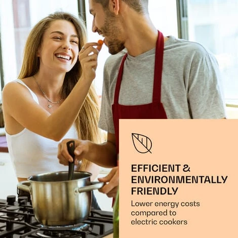 Klarstein Ignito Chef Edition 5 Zones Gas Hob 5 Burners Sabaf Burners Glass Ceramic - Image 2