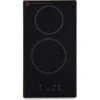 Montpellier CER31NT 30cm Glass Domino Ceramic Electric Hob - Black