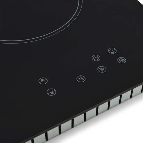 Montpellier CER31NT 30cm Glass Domino Ceramic Electric Hob - Black - Image 3