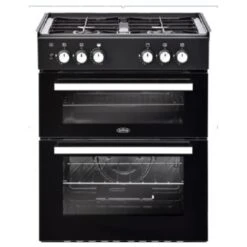 Belling 602DITCLPGBLK Drop In Static 60cm Double Oven - LPG Gas - 444410622