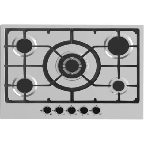 Domapp DOMAPPHOBWOK70SS 70CM Stainless Steel Built In Wok Hob